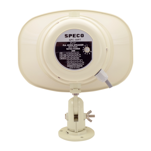 Speco SPC30RT 8″ X 11″ Weatherproof Speaker with Transformer