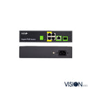 Invid VIS-POE4-1FG 4 Port PoE Switch