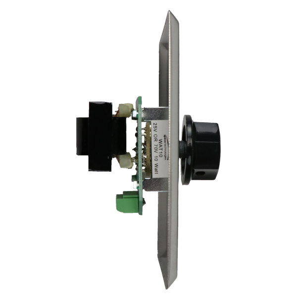 Speco WAT10 10W 70/25V Mono Attenuator with Wall Plate