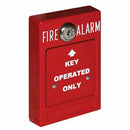 Potter RMS-1T-KO Key Operated Station, Red