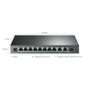 TP-Link TL-SG1210MPE 10-Port Gigabit Easy Smart Switch with 8-Port PoE+