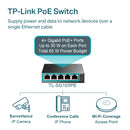 TP-Link TL-SG105PE 5-Port Gigabit Easy Smart Switch with 4-Port PoE+