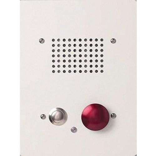 Aiphone NE-NVP-2DC/A 3-Gang Sub, Vandal Resistant, with Red Alternate Action Button