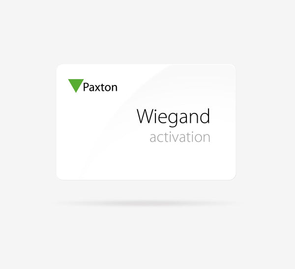Paxton 125-201-US Wiegand Activation Card with Genuine HID Technology™