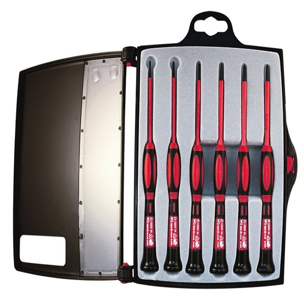 Platinum Tools 19110 1 KV Insulated Precision Screwdriver Set, 6 pc.