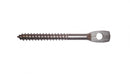 Platinum Tools JH940-100 Eye Lag Screw - 1/4". 3" Overall Length (Wood Applications)