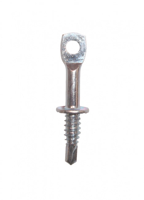 Platinum Tools JH941-100 Eye Lag Screw - 2" Overall Self Drill, 1/4" Hole & 3/4" Thread Length (16-22 Gauge, Sheet Metal Applications)