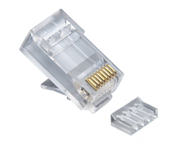 Platinum Tools 106188J Standard CAT6, 2 Piece High Performance - Round-Solid 3-Prong, 100pc Jar