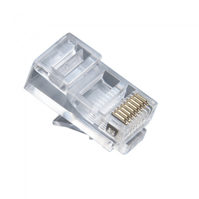 Platinum Tools 106153J RJ45 CAT5e (8P8C), Round Cable, Solid (3 prong) Wire, 100 pc. Jar