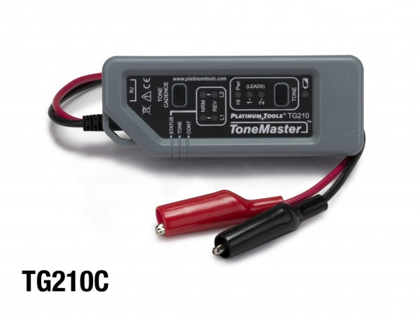 Platinum Tools TG210C ToneMaster™ High Powered Tone Generator, Alligator Clips
