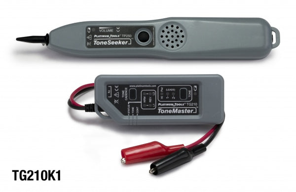 Platinum Tools TG220K1C Professional Tone and Probe Kit with ABN Clips. Clamshell