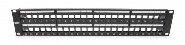 Platinum Tools 644-48SU Unloaded Patch Panel, 48 Port, Shielded