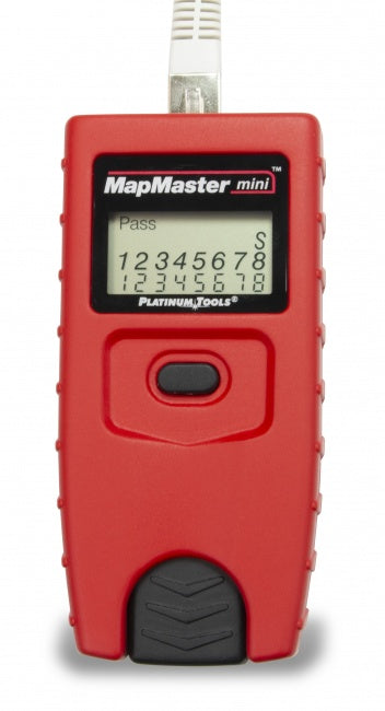 Platinum Tools T109C MapMaster mini Cable Tester w/ #1-5 ID Only Remotes. Clamshell.