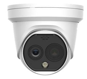 Hikvision DS-2TD1228-2/QA Thermal & Optical Bi-spectrum Network Turret Camera