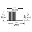 Seco-Larm CS-PD419-PQ Infrared Proximity Sensor – 19mm, Stainless steel, Pack of 5