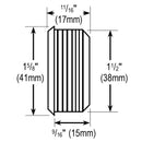 Seco-Larm CS-PD438-PQ Infrared Proximity Sensor – 38mm, Stainless steel, Pack of 2