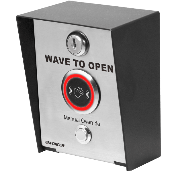 Seco-Larm SD-9963-KSGQ Post-Mount Wave-to-Open Sensor with Access Box