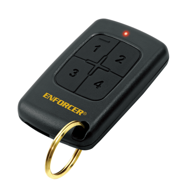 Seco-Larm SK-917T4-GNQ 4-Buttons, 15-Channels CODEBUMP™ RF Transmitter, Pendant , 315MHz