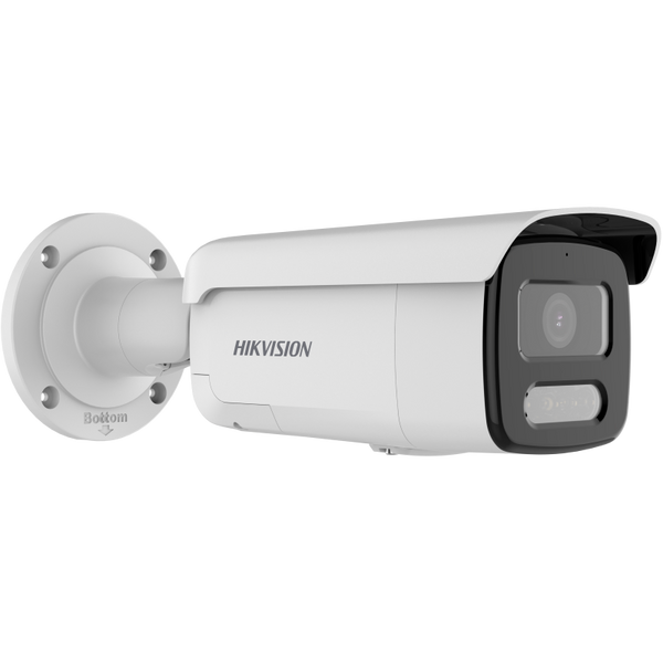 Hikvision DS-2CD2T47G2-LSU/SL 6mm 4 MP ColorVu Audio Alarm & Strobe Light Fixed Bullet Network Camera