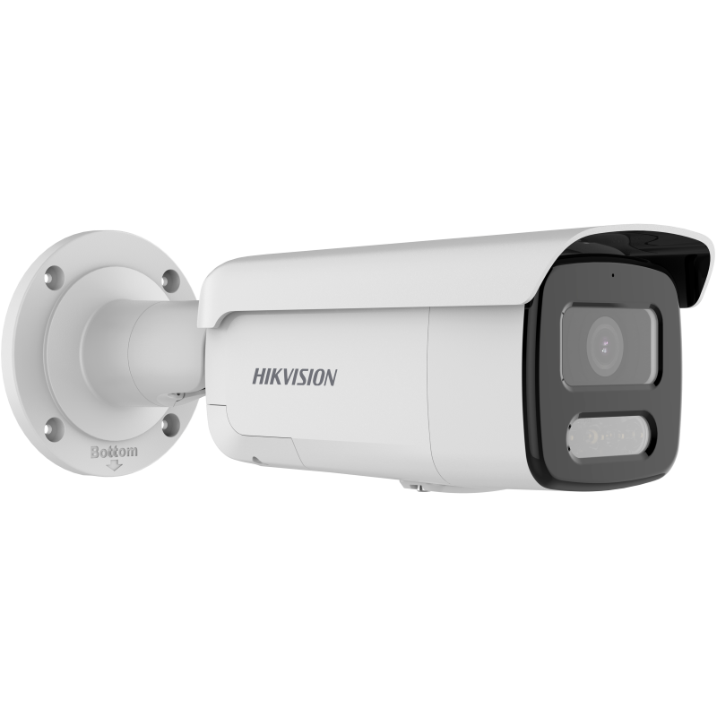 Hikvision DS-2CD2T47G2-LSU/SL 6mm 4 MP ColorVu Audio Alarm & Strobe Light Fixed Bullet Network Camera