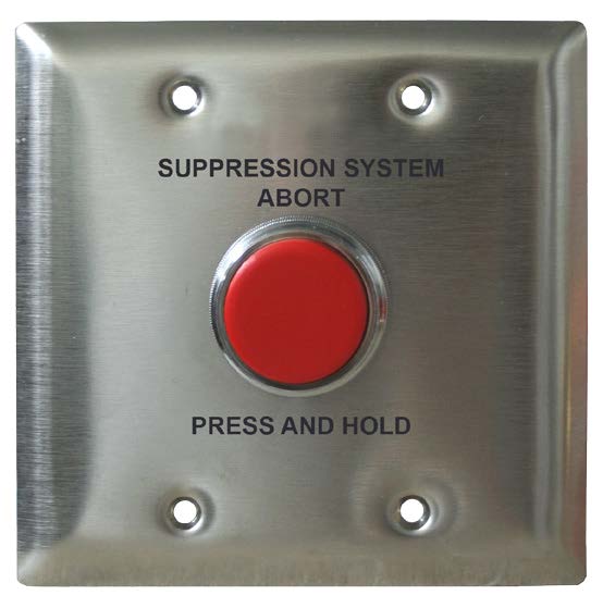 Potter ABORT-R Abort Switch Red Button