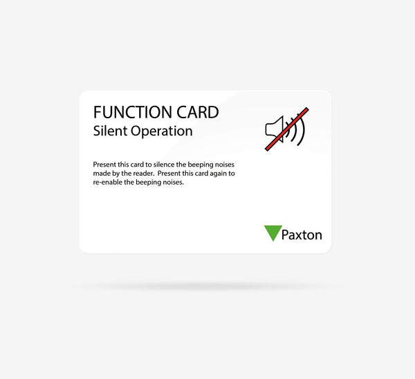 Paxton 820-001-US Net2 Silent Operation Card