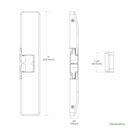 HES 9600-630 9600 Series Surface Mounted Electric Strike, Windstorm Resistant, Satin Stainless Steel