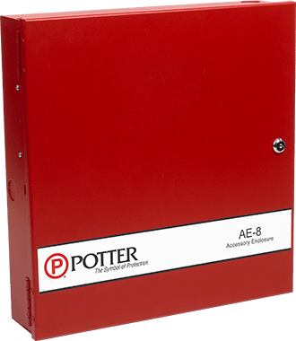 Potter AE-8 - 8 Card Expansion Enclosure