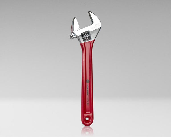 Adjustable Wrench 12" with Extra Wide Jaws