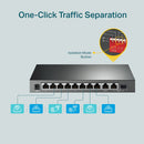 TP-Link TL-SG1210MP 10-Port Gigabit Desktop Switch with 8-Port PoE+