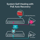 TP-Link TL-SG1210MP 10-Port Gigabit Desktop Switch with 8-Port PoE+