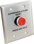 Potter ABORT-R Abort Switch Red Button