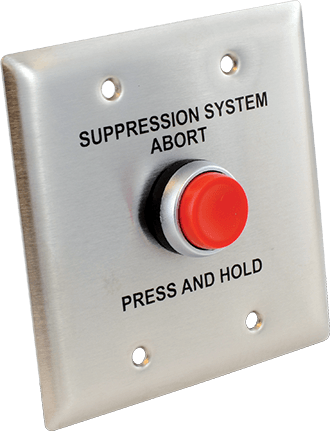 Potter ABORT-R Abort Switch Red Button