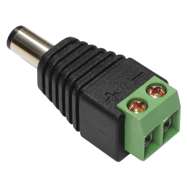 Seco-Larm CA-161T 2.1mm DC Plug-to-Terminal Block, Pack of 10