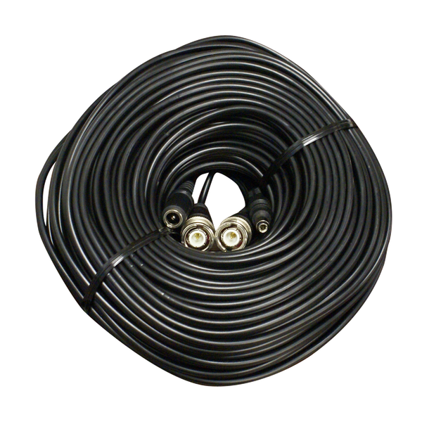 Speco CBL100BB 100′ Video/Power Extension Cable with BNC/BNC Connectors