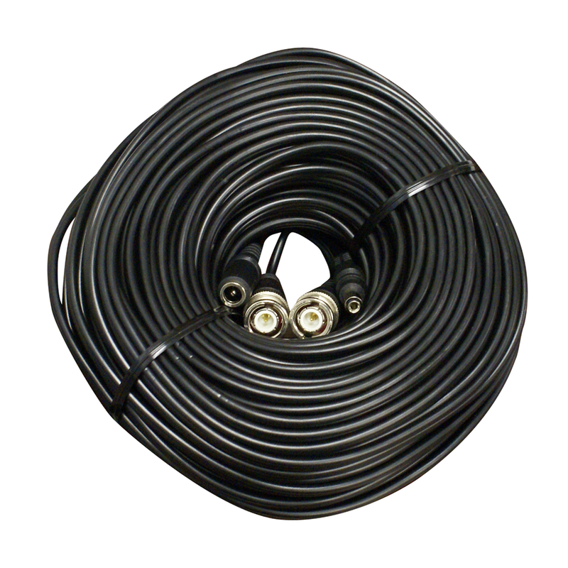 Speco CBL100BB 100′ Video/Power Extension Cable with BNC/BNC Connectors