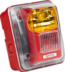 Potter CS-24WAR-WP Wall Amber Strobe, Weatherproof, Red