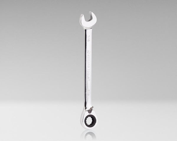 Ratcheting Reversible Combination Wrench, 7/16"