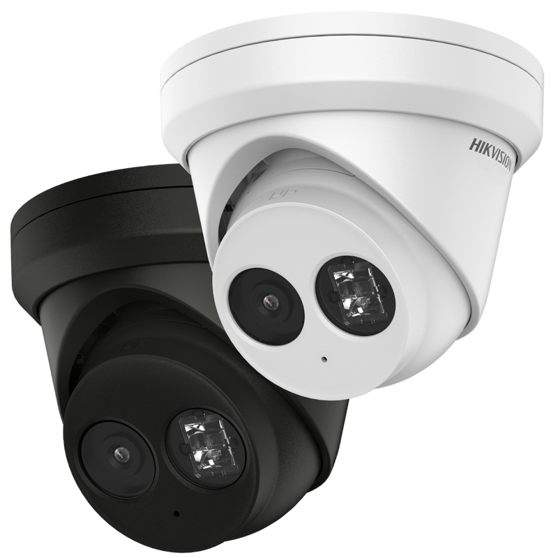 Hikvision DS-2CD2383G2-IU 2.8mm (BLACK) 8 MP AcuSense Fixed Turret Network Camera
