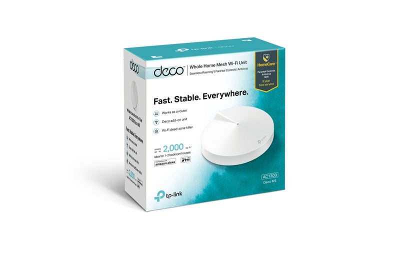 TP-Link Deco M5(1-pack) AC1300 Whole Home Mesh Wi-Fi System