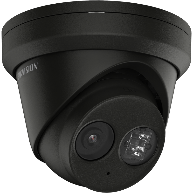 Hikvision DS-2CD2383G2-IU 2.8mm (BLACK) 8 MP AcuSense Fixed Turret Network Camera