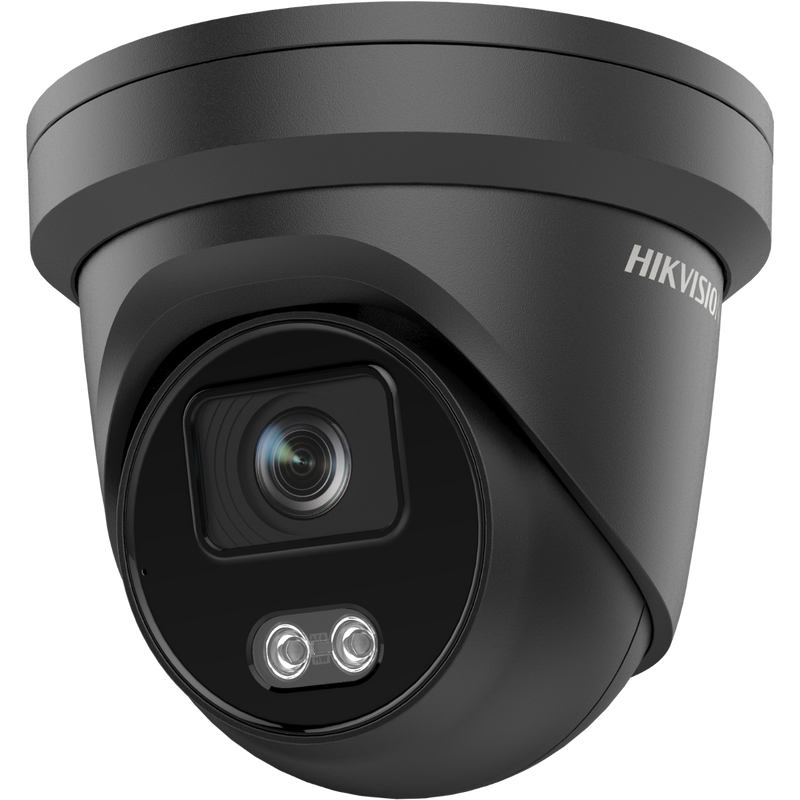 Hikvision DS-2CD2347G2-LU 2.8mm (BLACK) 4 MP ColorVu Fixed Turret Network Camera