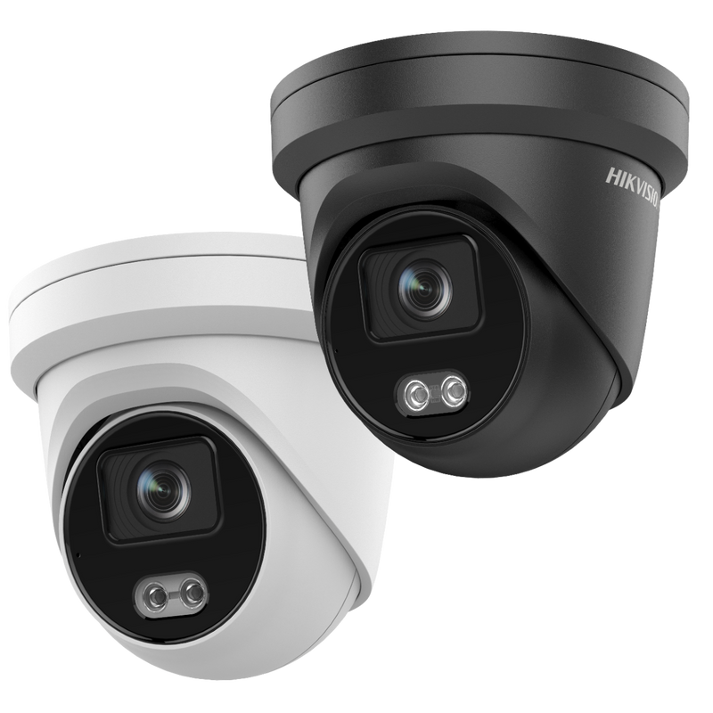Hikvision DS-2CD2347G2-LU 2.8mm (BLACK) 4 MP ColorVu Fixed Turret Network Camera