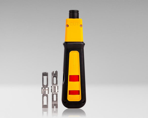 Punchdown Tool with Grip and 2 Blades 66 & 110