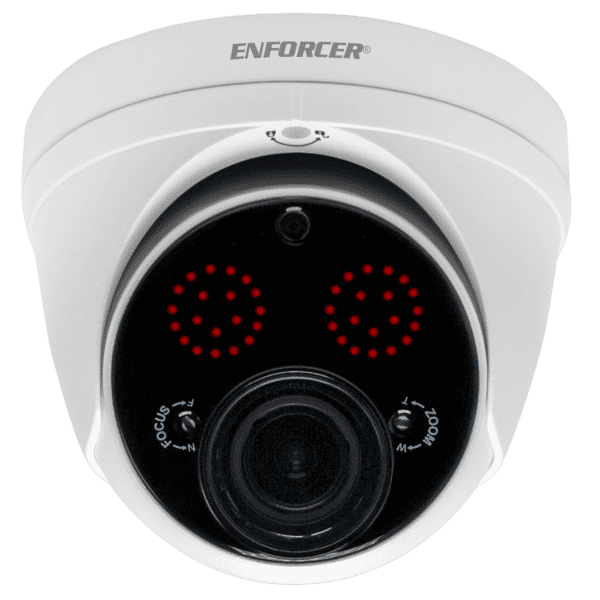 Seco-Larm EV-Y2501-AMWQ 4-in-1 HD TVI, CVI, AHD, Analog Varifocal Turret Camera