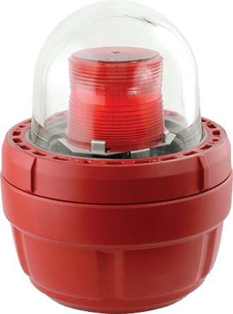 Potter FSEX-24PMC Exp-Proof Strobe Light, Haz Areas (Div1) 24VDC  Clear