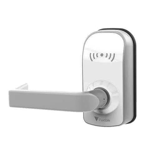 Paxton 900-130WT-US Net2 PaxLock Pro Wireless Access Control, Latch, Eclipse Door Handle, White