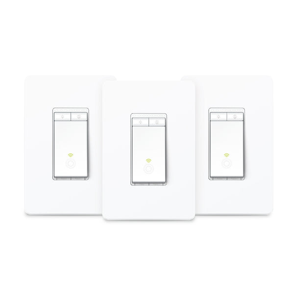 TP-Link HS220P3 Kasa Smart Wi-Fi Light Switch, Dimmer, 3-Pack