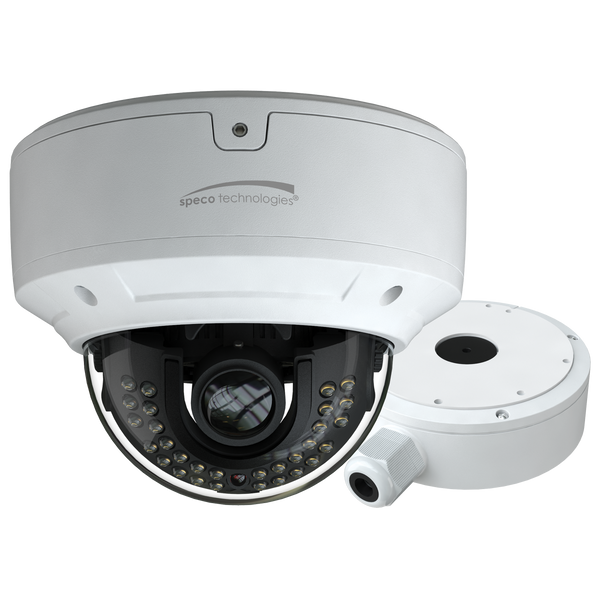 Speco H8D6M HD-TVI 4K IR Motorized Dome Camera with Junction Box