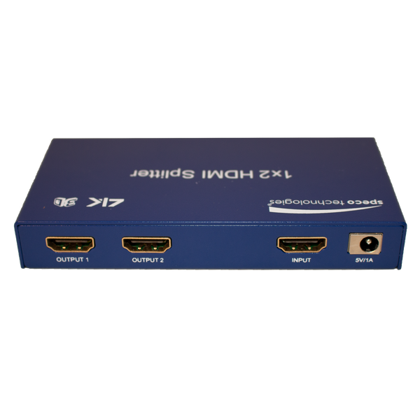 Speco HD2SPL2 HDMI 1 to 2 Splitter- Res up to 4K